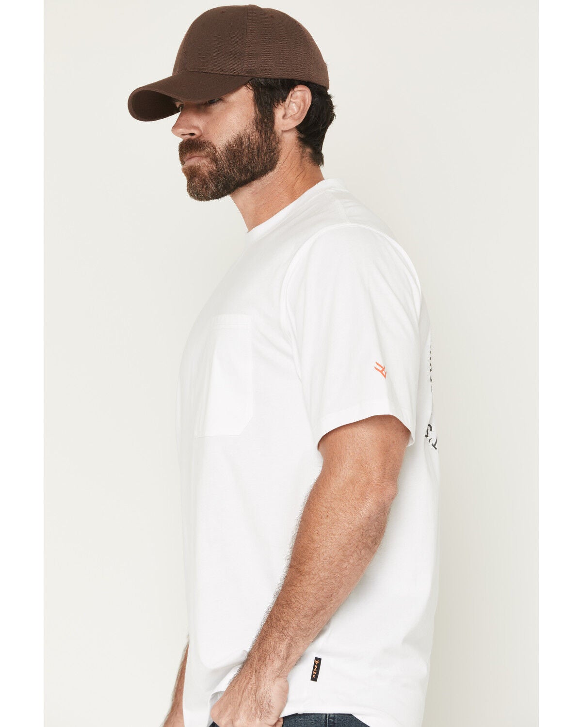 Image #3 - Hawx Men's Scream Short Sleeve Graphic Work T-Shirt, White, hi-res