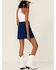 Image #4 - Understated Leather Women's City Slickers Suede Mini Skirt, Cobalt, hi-res