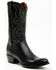 Image #1 - Lucchese Men's Cowhide Western Boots - Round Toe, Black, hi-res