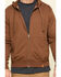 Image #4 - Wrangler Riggs Men's Full Zip Hooded Work Jacket, Coffee, hi-res