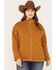 Image #1 - Ariat Women's Quilted Zip Jacket - Plus, Brown, hi-res