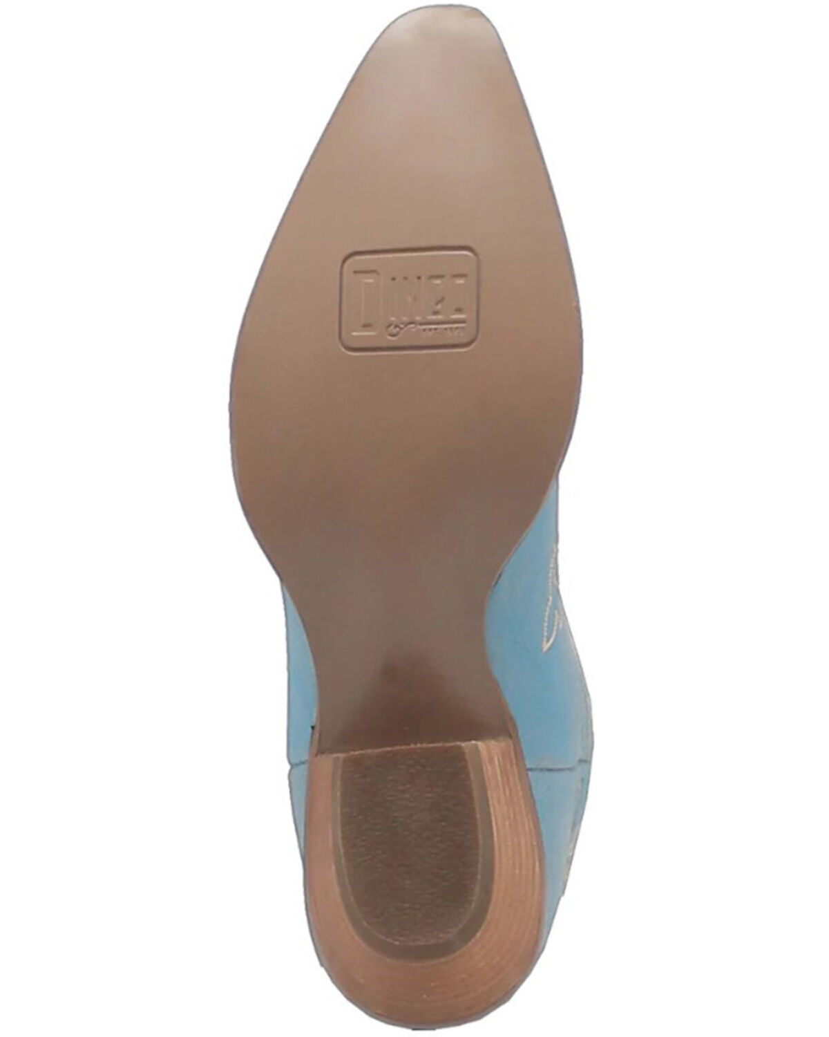 Image #7 - Dingo Women's Flirty N' Fun Western Boots - Snip Toe, Light Blue, hi-res