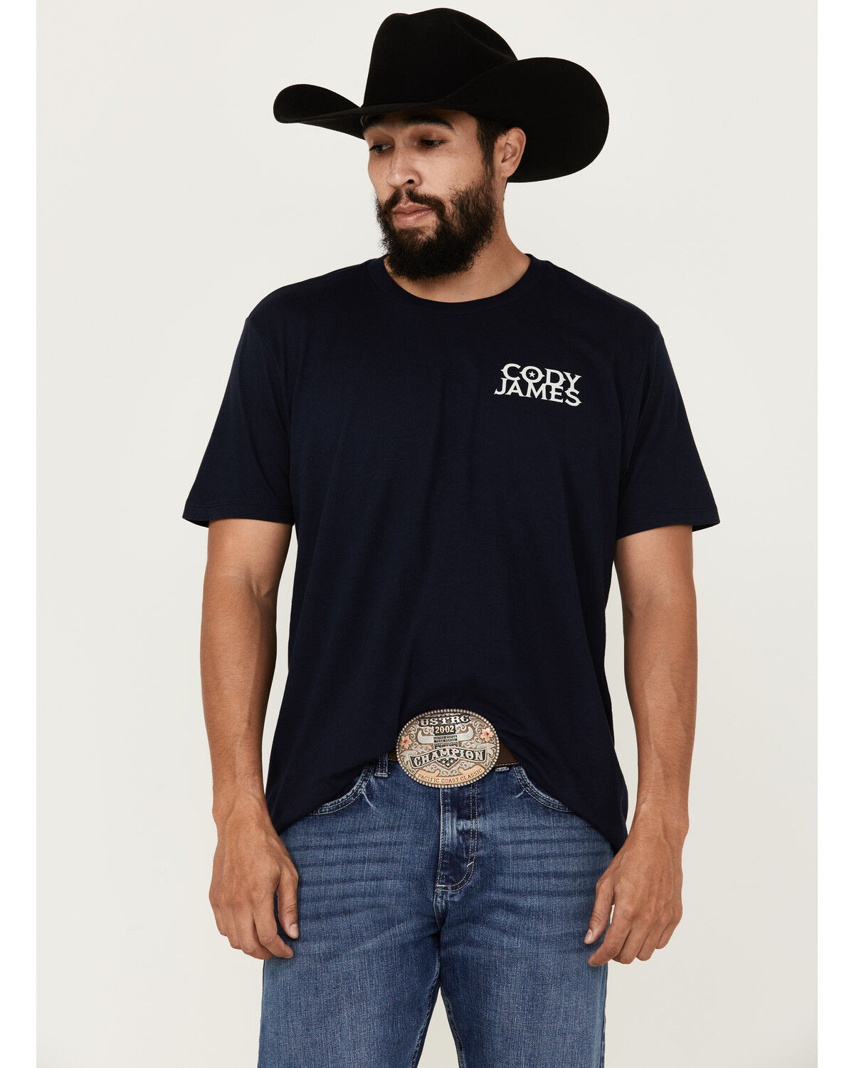 Image #2 - Cody James Men's Smoke Skull Short Sleeve Graphic T-Shirt, Navy, hi-res