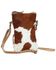 Image #3 - Myra Bag Women's Cowhide Crossbody Bag, Brown, hi-res