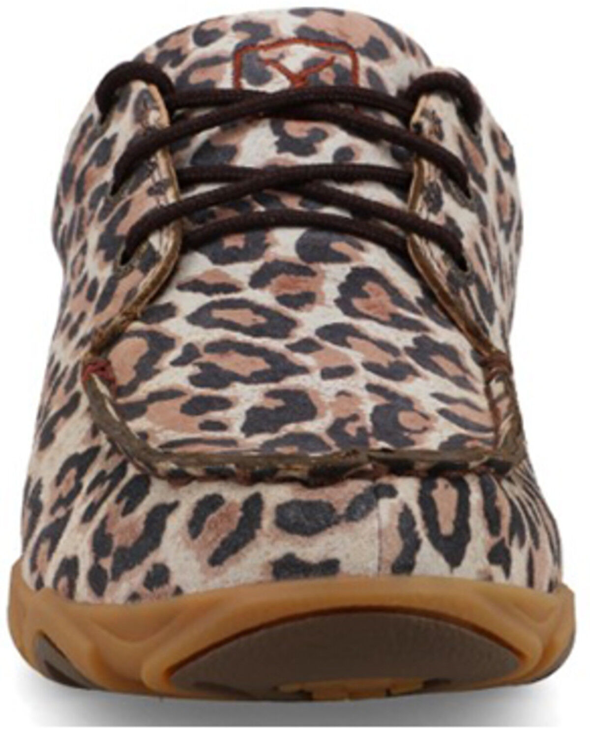 Image #4 - Twisted X Women's Cheetah Print Boat Shoe Driving Mocs, Leopard, hi-res