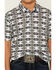Image #3 - Ariat Boys' AriatTEK Southwestern Geo Print Short Sleeve Button-Down Polo, White, hi-res