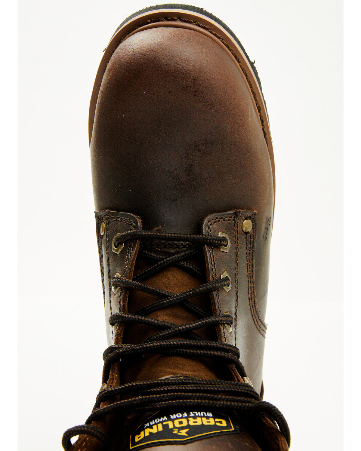 Image #6 - Carolina Men's Boot Barn Exclusive 6" Waterproof Work Boots - Steel Toe, Brown, hi-res