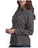 Image #1 - Roper Women's Floral Print Long Sleeve Snap Stretch Western Shirt, Black, hi-res