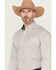 Image #2 - Cinch Men's Striped Print Long Sleeve Button-Down Western Shirt, Cream, hi-res