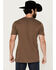 Image #4 - Cody James Men's Freedom Short Sleeve Graphic T-Shirt, Brown, hi-res