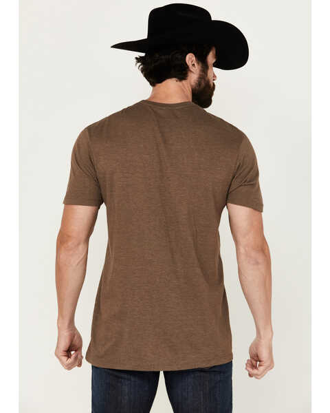 Image #4 - Cody James Men's Freedom Short Sleeve Graphic T-Shirt , Brown, hi-res