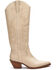 Image #2 - Coconuts by Matisse Women's Agency Tall Western Boots - Snip Toe , Ivory, hi-res