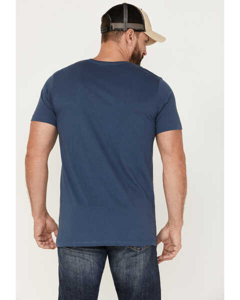Image #4 - Moonshine Spirit Men's Peyote Short Sleeve Graphic T-Shirt , Navy, hi-res