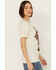 Image #2 - Gina Tees Women's Boujee Broncho Rhinestone Short Sleeve Graphic Tee, White, hi-res