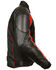 Image #2 - Milwaukee Leather Men's Combo Leather Textile Mesh Racer Jacket - 5X, Black/red, hi-res