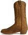 Abilene Men's Bison Leather Western Boots - Medium Toe, Tan, hi-res