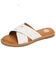 Image #1 - Yellow Box Women's Linta Crossband Slide Sandals, Silver, hi-res