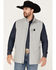 Image #1 - RANK 45® Men's Hadwick Softshell Vest, Grey, hi-res