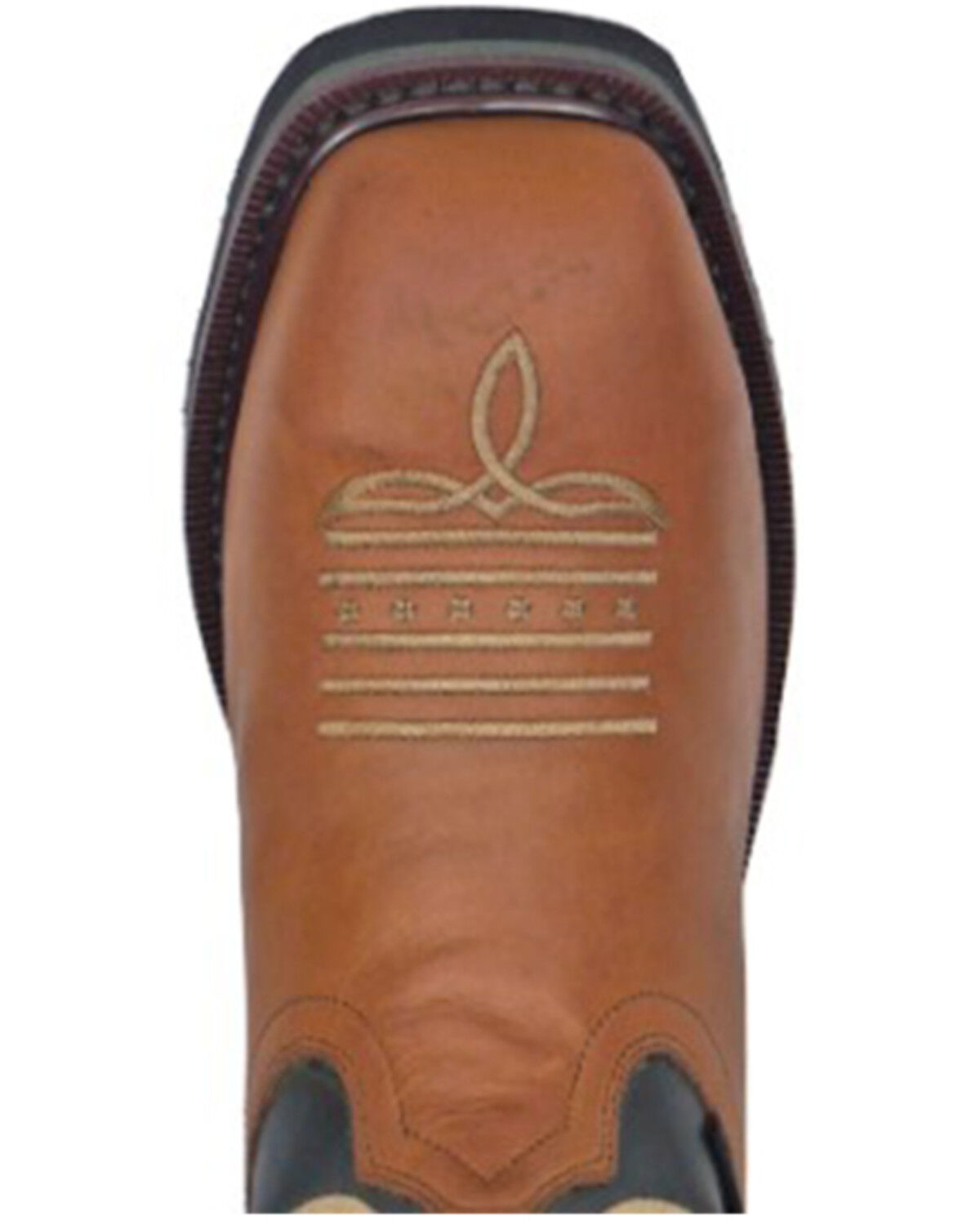 Image #6 - Hoss Men's Showdown 11" Wellington Western Work Boots - Composite Toe, Olive, hi-res