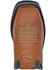 Image #6 - Hoss Men's Showdown 11" Wellington Western Work Boots - Composite Toe, Olive, hi-res