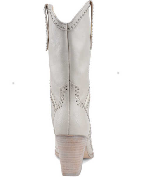 Image #3 - Dante Women's Freddie Western Boots - Pointed Toe, White, hi-res