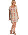 Johnny Was Women's Karlotta Button Down Tunic , Sand, hi-res