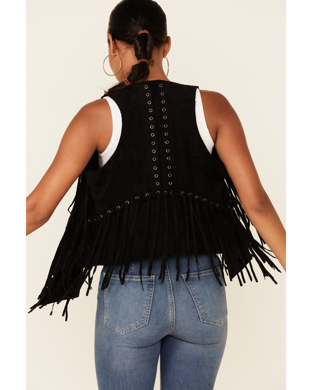 fringe vest womens