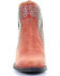 Image #5 - Circle G Women's Studded Booties - Round Toe, Orange, hi-res