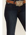 Image #3 - Cinch Women's Jenna Dark Wash Bootcut Slim Fit Stretch Denim Jeans, Indigo, hi-res