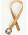 Image #2 - Shyanne Girls' Ellie Sunflower Tooled Belt, Brown, hi-res