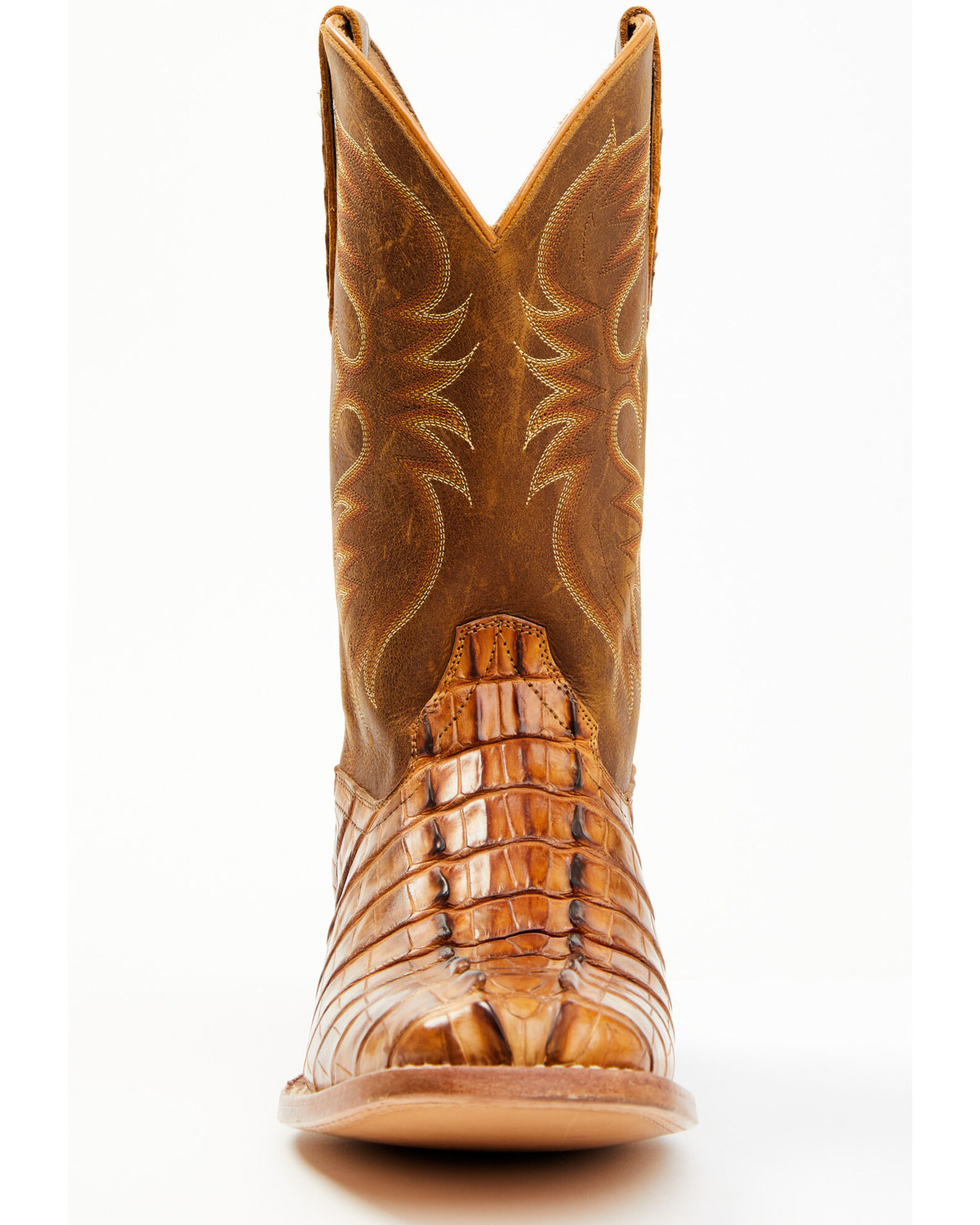 Cody James Men s Caiman Cognac 12 Exotic Western Boots Broad Square Toe Sheplers