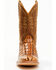 Cody James Men's Caiman Cognac 12" Exotic Western Boots - Broad Square Toe , Tan, hi-res