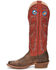 Tony Lama Men's Colburn Western Boots - Broad Square toe, Orange, hi-res
