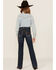Image #3 - Wrangler Retro Girls' Denver Medium Wash Regular Fit Mid Rise Bootcut Jeans , Blue, hi-res