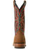 Image #3 - Ariat Men's Sting Roughout Western Boots - Broad Square Toe, Brown, hi-res