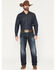 Image #1 - Ariat Men's M2 Declan Dark Wash Relaxed Bootcut Denim Jeans, Dark Wash, hi-res