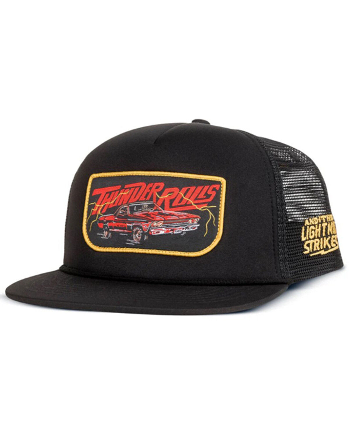 Image #1 - Sendero Provisions Thunder Rolls Ball Cap, Black, hi-res
