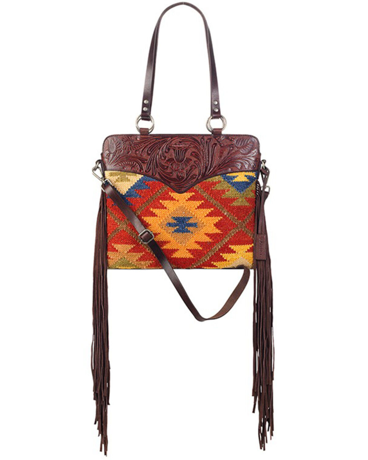 Image #1 - Ariat Women's Brynlee Concealed Carry Slim Handbag, Multi, hi-res