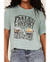 Image #3 - Rock & Roll Denim Women's Dale Brisby Rodeo Time Sunglass Graphic Tee, Teal, hi-res