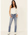 Shyanne Mid Rise Boyfriend Jeans, Light Blue, hi-res