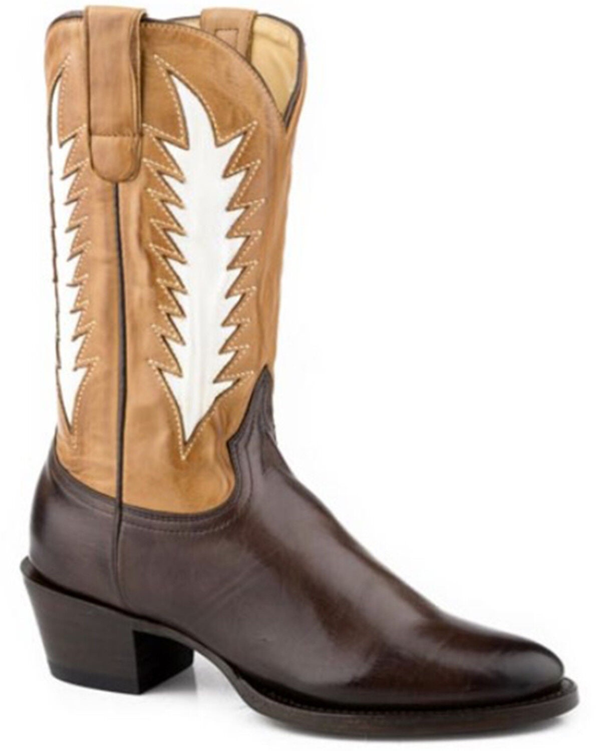 Image #1 - Stetson Women's Cassidy Western Boots - Round Toe, Brown, hi-res