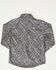 Image #2 - Cinch Toddler Boys' Paisley Print Long Sleeve Button-Down Western Shirt, Grey, hi-res