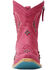 Image #4 - Lane Women's Cossette Western Booties - Snip Toe, Hot Pink, hi-res