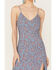 Image #3 - Beyond The Radar Women's Paisley Print Mini Dress, Blue, hi-res