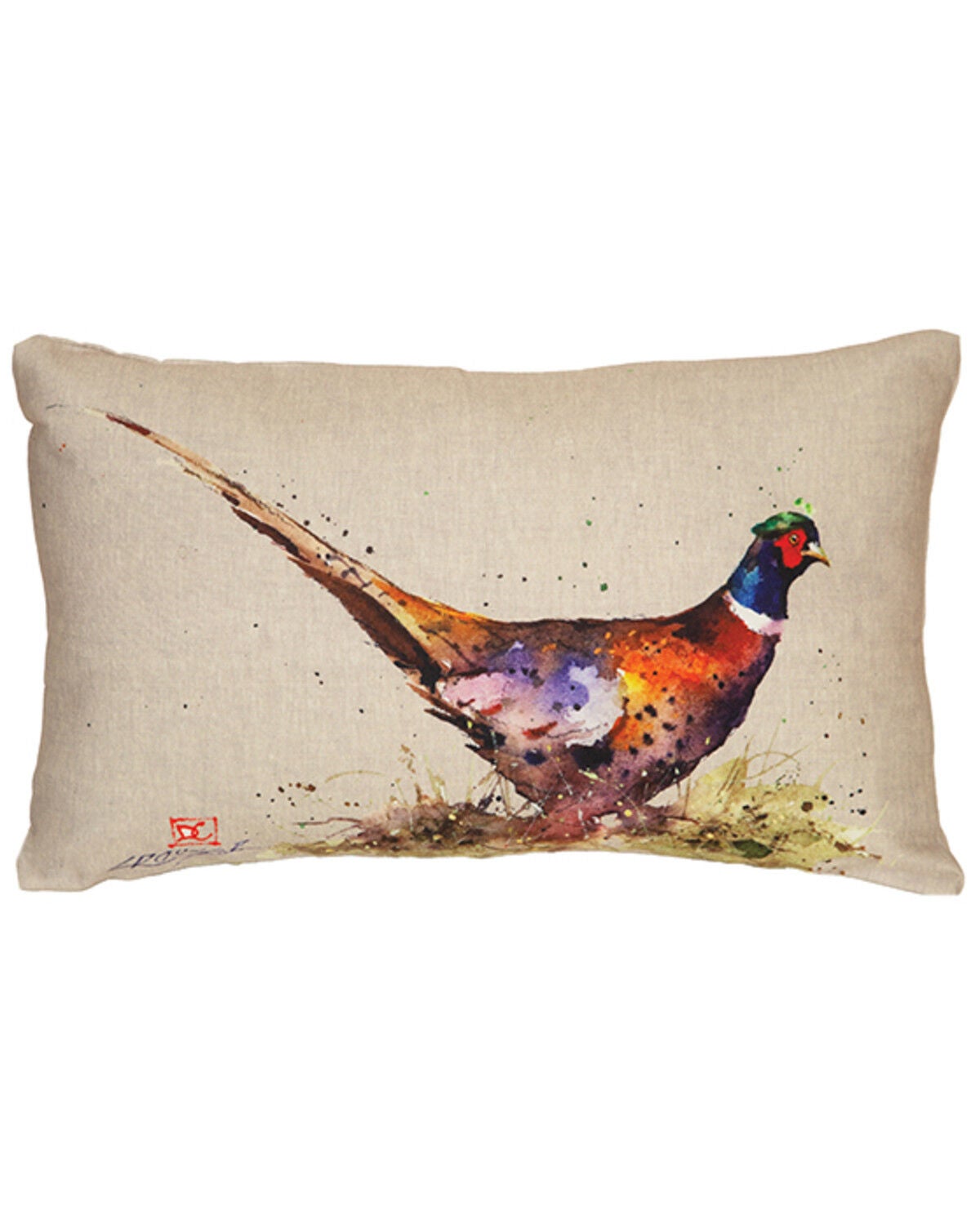 Carstens Home Pheasant Outdoor Pillow, Multi, hi-res