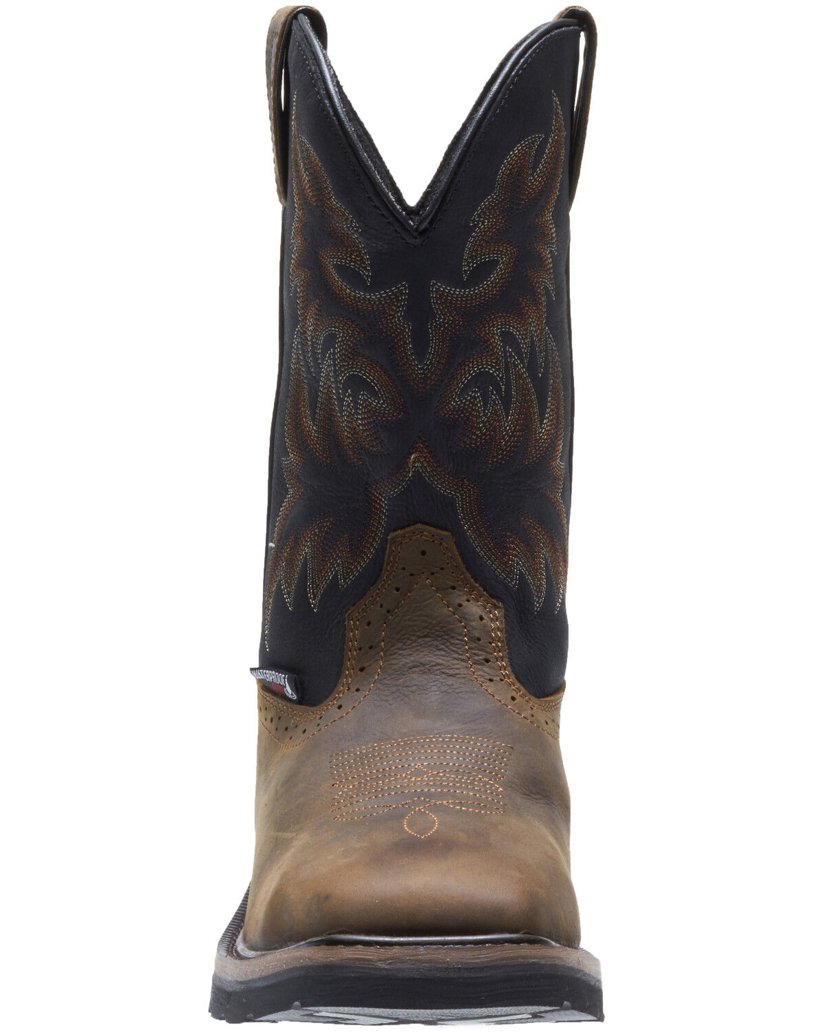 Image #5 - Wolverine Men's Rancher Waterproof Western Work Boots - Soft Toe, Black, hi-res