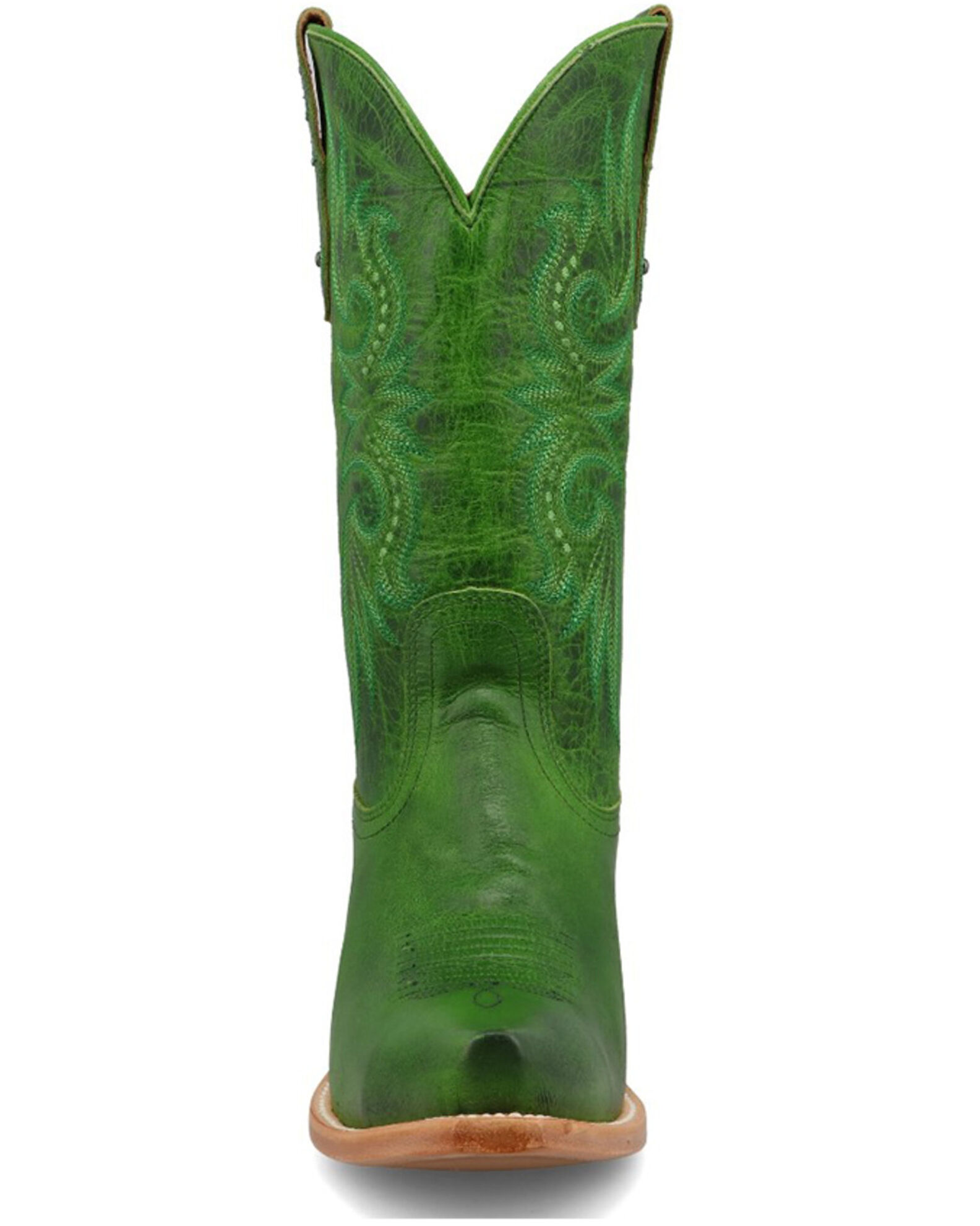 Image #4 - Black Star Women's Paradise Western Boot - Snip Toe, Green, hi-res