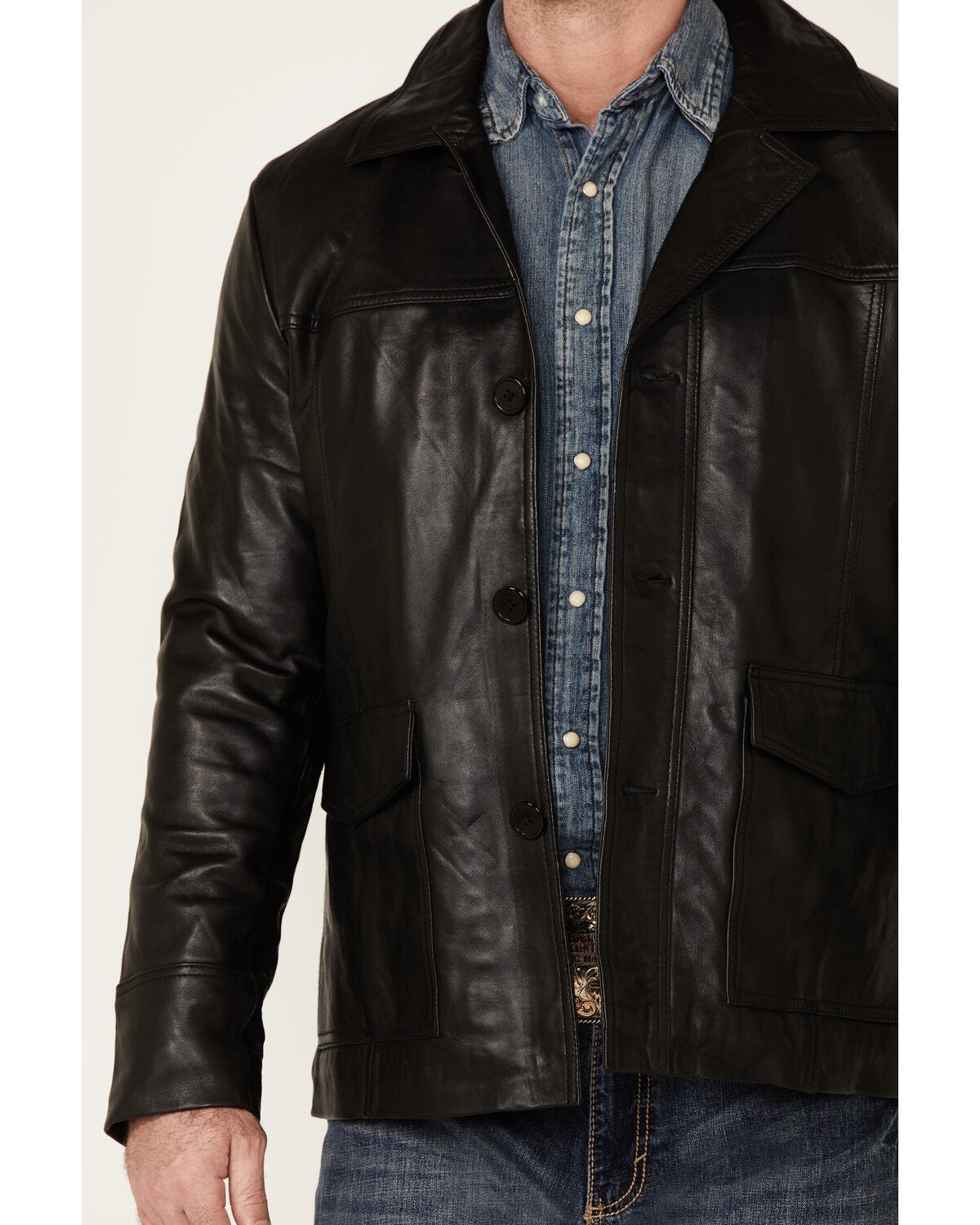Leather Car Coat Jacket | Sheplers