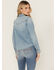 Image #4 - Idyllwind Women's Medium Wash Long Sleeve Snap Denim Shirt, Light Wash, hi-res