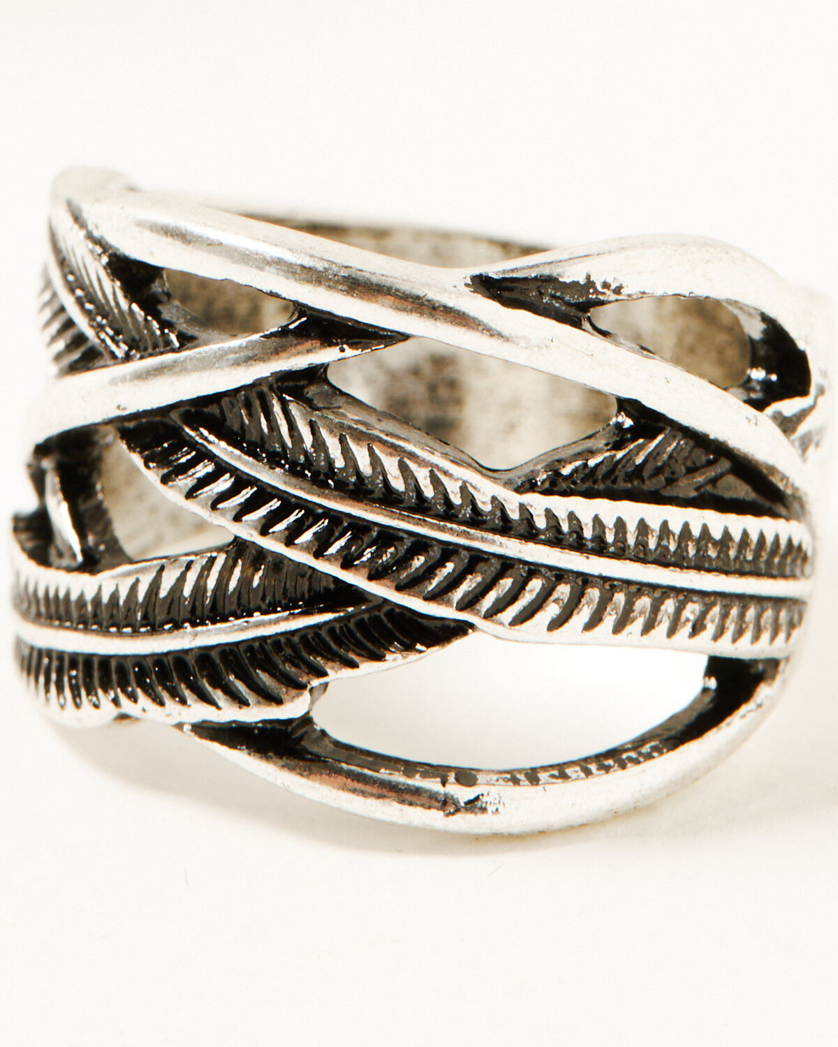 Image #3 - Shyanne Women's Southwestern Antique Cross Ring Set, Silver, hi-res